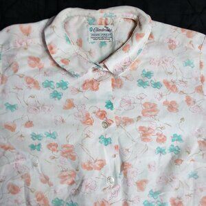 Vintage 70s Glenbrooke Penn-Prest Floral Button Shirt